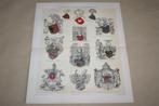 Antieke kleurenlitho - Ontwikkeling v/d Heraldiek - Ca 1900, Antiek en Kunst, Ophalen of Verzenden
