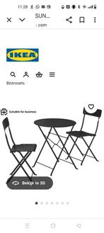 Ikea sundso bistroset zgan, Ophalen, Zo goed als nieuw, Metaal