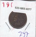 S22-QEE-0277 United States 1 Cent VF 1900 KM90a   Indian Hea, Postzegels en Munten, Munten | Amerika, Verzenden, Noord-Amerika
