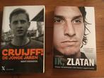 voetbalboeken- Cruijff en Zlatan, Ophalen of Verzenden, Zo goed als nieuw, Balsport
