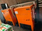 2 grote pelletkachels met 2 grote boilers., Huis en Inrichting, Kachels, Ophalen, Overige brandstoffen, Zo goed als nieuw, Pelletkachel