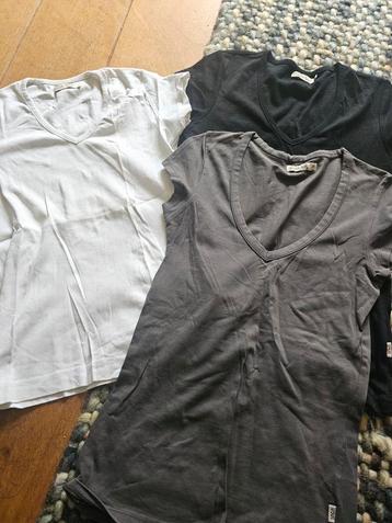 Sissy-Boy shirts, 3 stuks, maat S zwart-wit-grijs beschikbaar voor biedingen