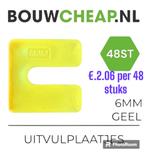 Uitvulplaatjes 1-2-3-4-5-6-7-10-12mm navulverpakking A48 st.