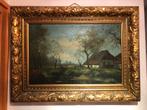 Groot olieverfschilderij aangeboden, gesign. J Lievens, Antiek en Kunst, Kunst | Schilderijen | Klassiek, Ophalen of Verzenden