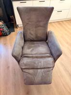 Grijze Relaxfauteuil, Ophalen, Gebruikt, 75 tot 100 cm, 75 tot 100 cm