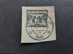 Nederland - 1 1/2 Cent - Vliegende Duif - Op briefstukje, Ophalen of Verzenden