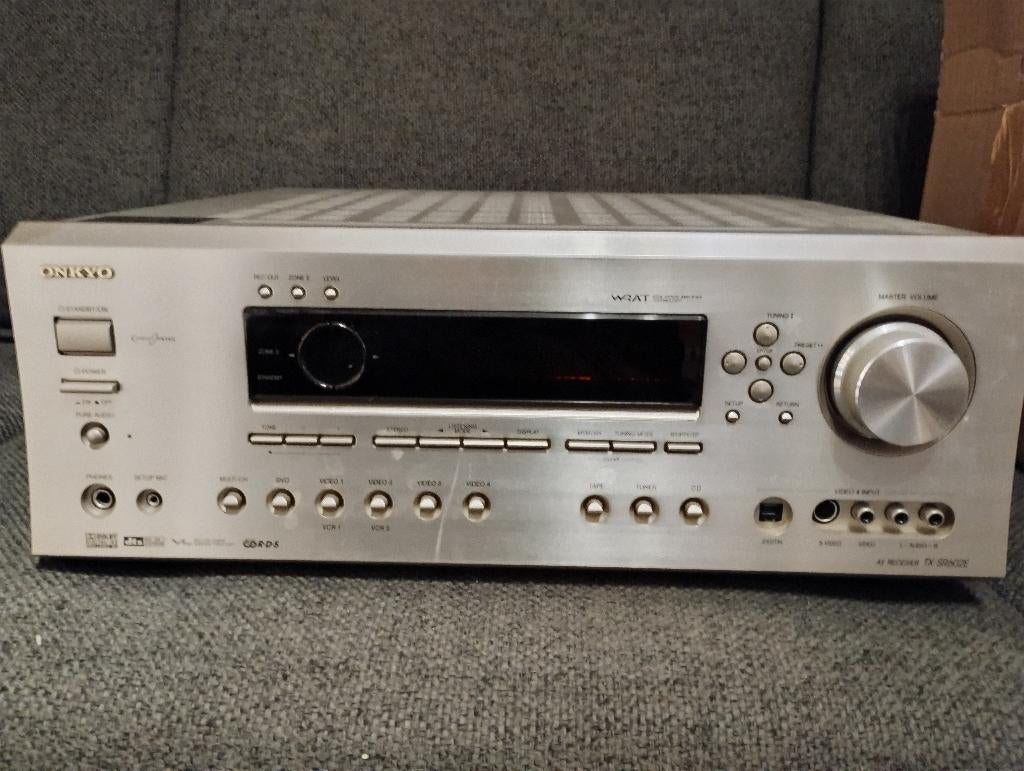 Onkyo receiver TX-sr602e, Ophalen, Zo goed als nieuw, 120 watt of meer, Onkyo