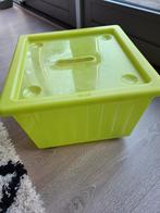 Groene opbergbak met wieltjes, Kinderen en Baby's, Kinderkamer | Inrichting en Decoratie, Ophalen of Verzenden, Gebruikt, Overige typen