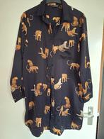 Norah dames Panter Blouse Zwart Maat 44, Zwart, Maat 42/44 (L), Ophalen of Verzenden, Zo goed als nieuw