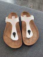 Birkenstocks wit, Kleding | Dames, Schoenen, Slippers, Wit, Ophalen of Verzenden, Zo goed als nieuw