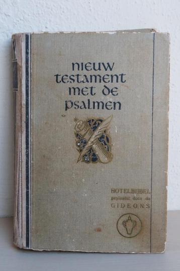 Vintage Hotelbijbel Gideons, 1946 beschikbaar voor biedingen