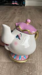ZGAN Disney theepot mevrouw Tuit (Belle & the Beast), Ophalen of Verzenden, Assepoester of Belle, Zo goed als nieuw, Servies