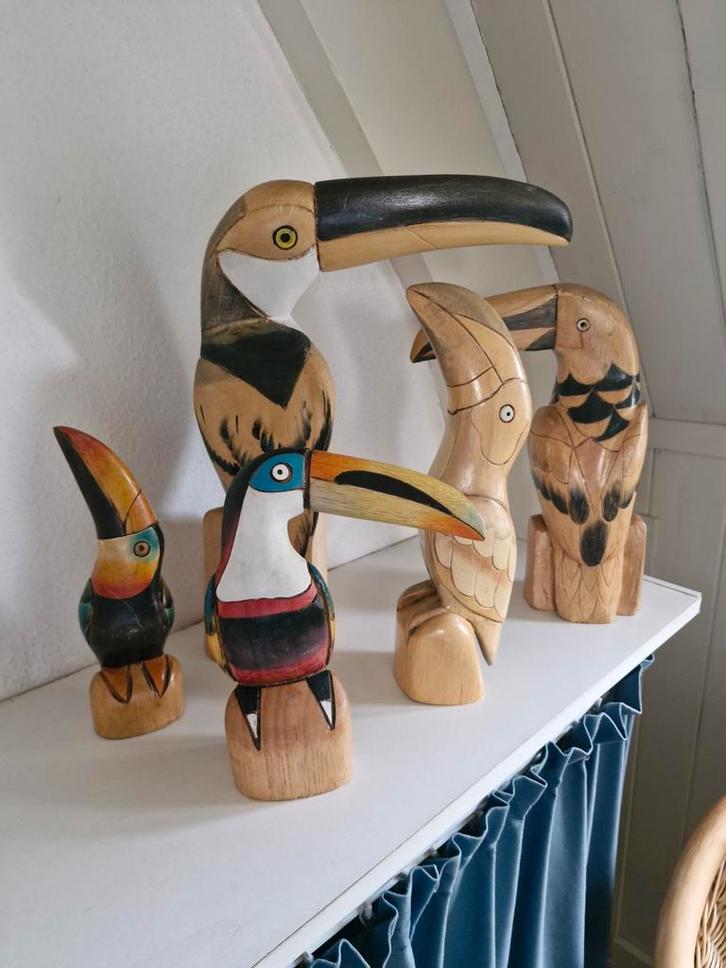 Toekan Verzameling - Ecuador & Curaçao, Antiek en Kunst, Kunst | Beelden en Houtsnijwerken, Ophalen
