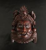 Chinees houten Masker met draken, Ophalen of Verzenden