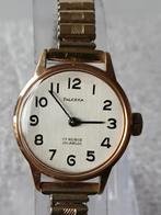 Palerma Gouden Dames Polshorloge 17 Jewel, Ophalen of Verzenden, Gebruikt