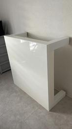 Hoogglans salontafel, Huis en Inrichting, Tafels | Salontafels, 100 tot 150 cm, Zo goed als nieuw, Minder dan 50 cm, Rechthoekig