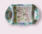 Antiek majolica aspergeschaal uit Frankrijk, Antiek en Kunst, Ophalen of Verzenden