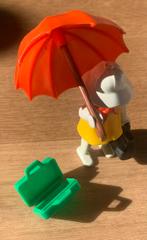 Playmobil 3222 V2 reiziger(in) met paraplu vintage compleet, Ophalen of Verzenden, Zo goed als nieuw, Complete set