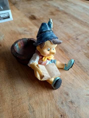 Vintage (Disney??) Pinocchio beeldje/waxinelicht houder