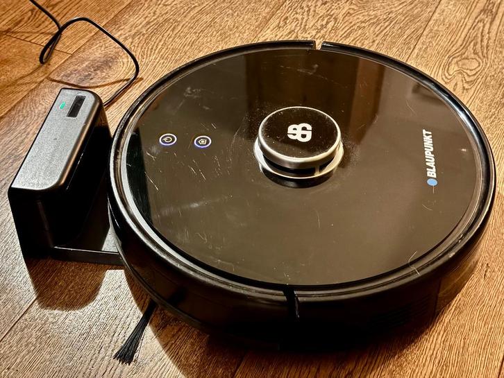 Nette Bluebot Xtreme van Blaupunkt ter overname, Witgoed en Apparatuur, Stofzuigers, Zo goed als nieuw, Robotstofzuiger, Reservoir