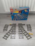 Lego 4531 9 volt trein wissels 9v met doos, Complete set, Ophalen of Verzenden, Lego