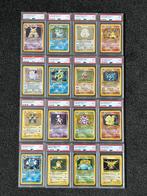 Pokémon Complete PSA 9 Holo Base set - 16 kaarten, Ophalen of Verzenden, Zo goed als nieuw, Meerdere kaarten, Foil