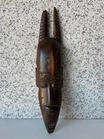 Afrikaans Houten Masker - Handgesneden Kunstwerk, Ophalen of Verzenden
