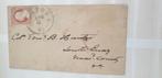 3694 usa george washington 1851 op envelop, Postzegels en Munten, Postzegels | Amerika, Verzenden, Noord-Amerika