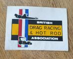 Sticker British Drag Racing and Hot Rod Association, Ophalen of Verzenden, Zo goed als nieuw