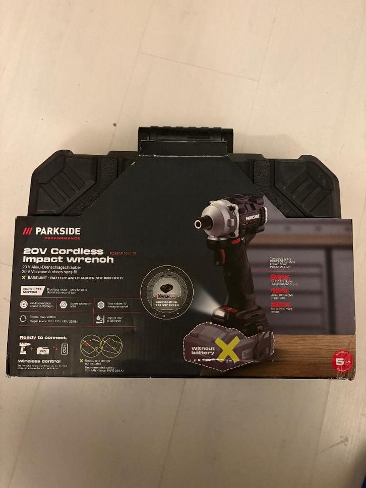 Parkside performance slagschroevendraaier, Doe-het-zelf en Verbouw, Gereedschap | Boormachines, Zo goed als nieuw, Overige typen