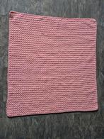 Handgemaakt Babydekentje Oud Roze 75x80cm, Ophalen of Verzenden, Nieuw, 70 tot 85 cm, Deken