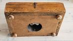 klok in houten doos, Antiek en Kunst, Antiek | Klokken, Ophalen