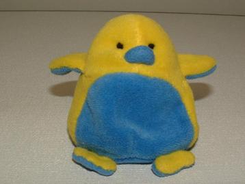 HAPPY HORSE PINGUIN POLLY MINI VELOURS GEEL MET BLAUWE  beschikbaar voor biedingen