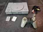 Playstation 1 incl. Controller en 2 memory cards, Met 1 controller, Gebruikt, Ophalen of Verzenden