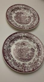 Bord. Petrus Regout. Amazone rood. Prijs per stuk., Antiek en Kunst, Ophalen of Verzenden