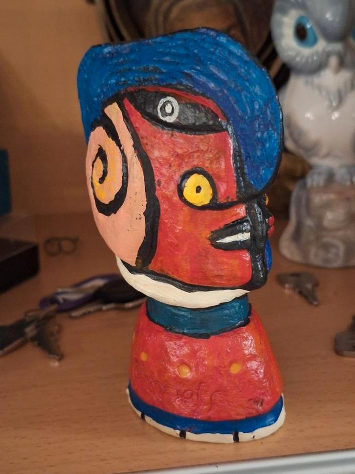 Clemens Briels Flessendop Sculptuur, Antiek en Kunst, Kunst | Beelden en Houtsnijwerken, Ophalen of Verzenden