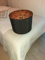 Lampenkap zwart /goud, Ophalen, 25 tot 50 cm, Zwart, Rond