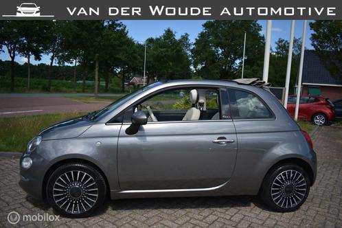 Fiat 500 C 0.9 TwinAir Turbo Lounge 2017|Cabrio|Navi|Cruise, Auto's, Fiat, Bedrijf, Te koop, 500C, ABS, Airbags, Airconditioning