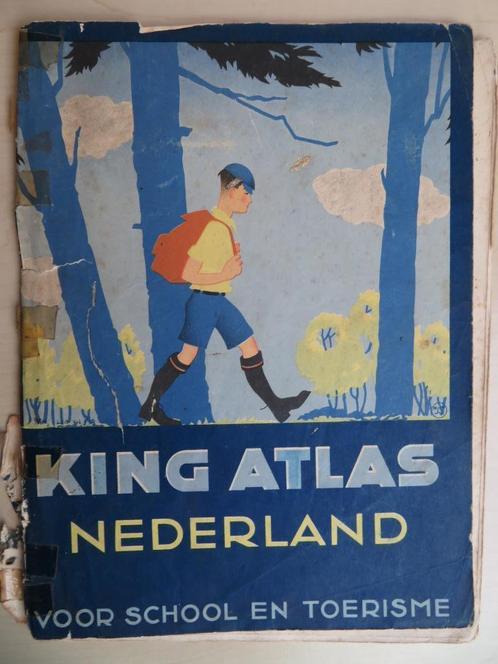 King Atlas, 1936. Soft cover., Antiek en Kunst, Antiek | Boeken en Bijbels, Ophalen of Verzenden