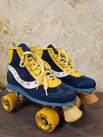 Vintage Blauw / gele retro rolschaatsen Bart Smit jaren 80, Verzamelen, Retro, Ophalen of Verzenden, Huis en Inrichting