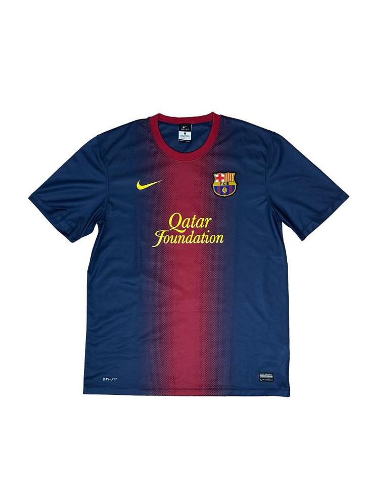 FC Barcelona Home Shirt 2012/2013 – Nike – L – Blauw Rood, Sport en Fitness, Voetbal, Zo goed als nieuw, Shirt, Maat L, Ophalen of Verzenden