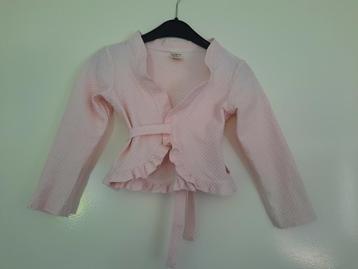 Supercute schattig roze wikkelvestje vest Jottum 116 beschikbaar voor biedingen
