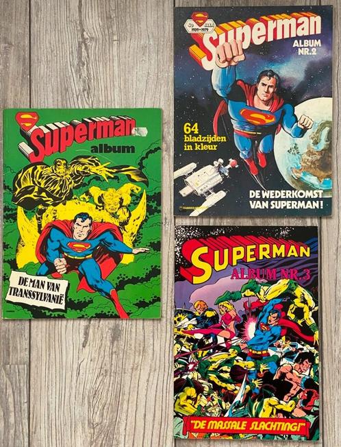 Superman Albums /Classics 2e reeks1978 deel 1-2-3-4 compleet, Boeken, Stripboeken, Zo goed als nieuw, Complete serie of reeks