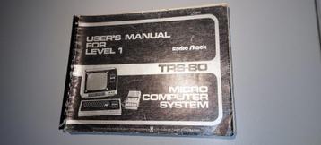 User Manual Tandy Radio Shack TRS80 beschikbaar voor biedingen