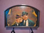 Laurel & Hardy Handgeschilderd Houten Hangbord, Ophalen of Verzenden
