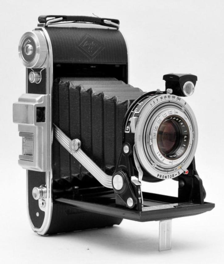 Camera Agfa Billy Record II jaren ‘50 volledig werkend, Audio, Tv en Foto, Fotocamera's Analoog, Gebruikt, Compact, Overige Merken
