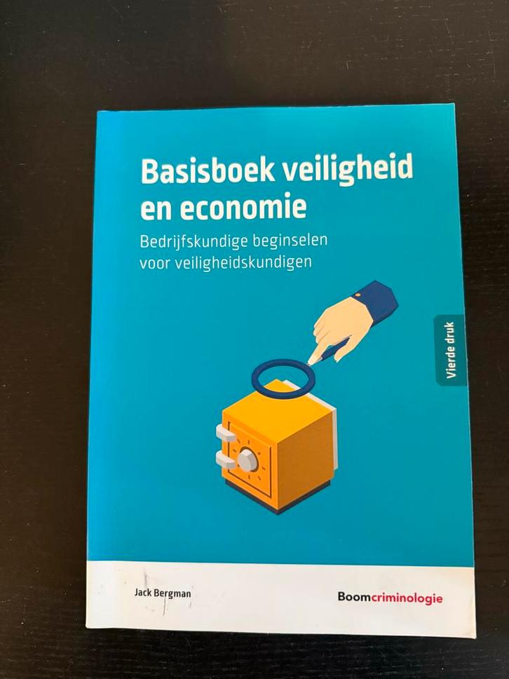 Basisboek Veiligheid en Economie, Boeken, Studieboeken en Cursussen, Zo goed als nieuw, HBO, Gamma, Ophalen of Verzenden