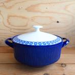 Arzberg Cannelee dekschaal blauw wit | per stuk, Ophalen of Verzenden, Overige stijlen, Porselein, Schaal of Schalen