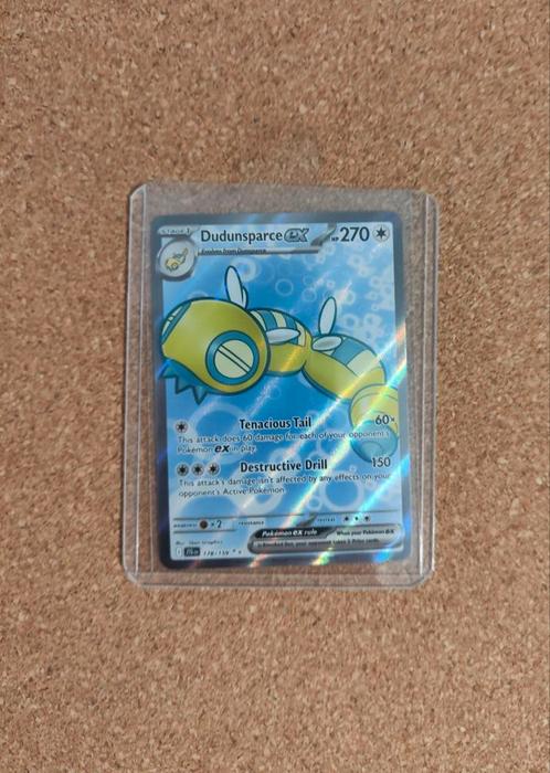 Dudunsparce Ex 178/159 Journey Together, Hobby en Vrije tijd, Verzamelkaartspellen | Pokémon, Nieuw, Losse kaart, Ophalen of Verzenden