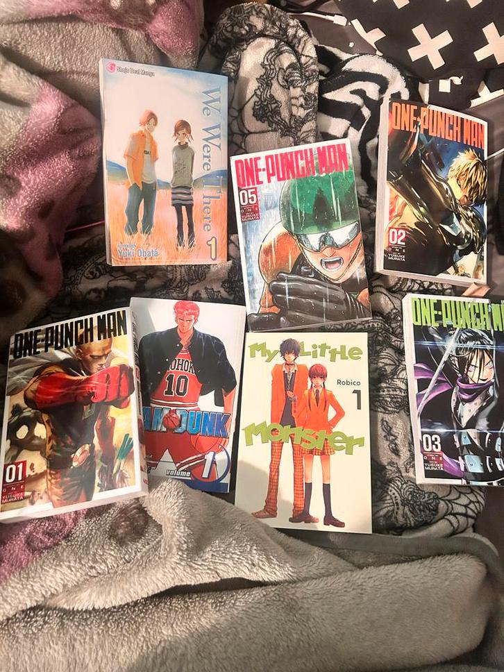 Manga Bundle: One-Punch Man, Slam Dunk, We Were There, Boeken, Stripboeken, Zo goed als nieuw, Meerdere stripboeken, Ophalen of Verzenden